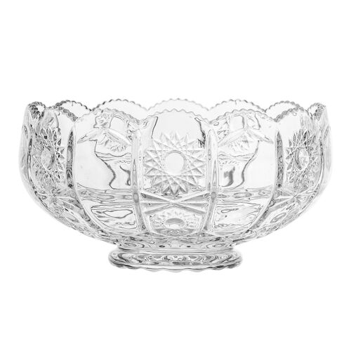 Sif Punch Bowl, Clear, Glass - (D26,5xH14,5 cm)