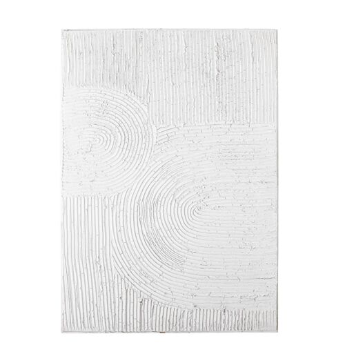 Tabine Wall Decor, White, MDF - (L50xH70xW4 cm)