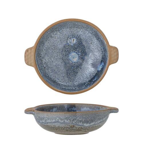 Hariet Bowl, Blue, Stoneware - (L12,5xH3xW10 cm)