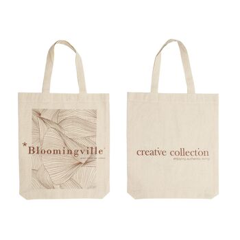 Tote Bag, Nature, Coton - (L40xH0,5xL47 cm)