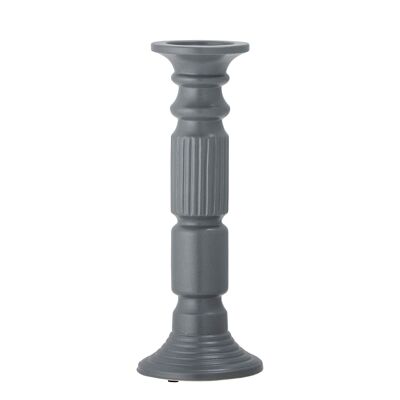 Candelabro Millas, Gris, Cerámica - (D15xH40 cm)