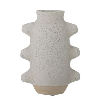 Vase Birka, Blanc, Céramique - (L16xH23xW11 cm) 1