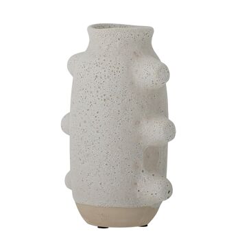 Vase Birka, Blanc, Céramique - (L16xH23xW11 cm) 2