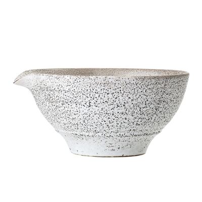 Thea Serving Bowl, Nature, Stoneware - (D24,5xH11,5 cm)