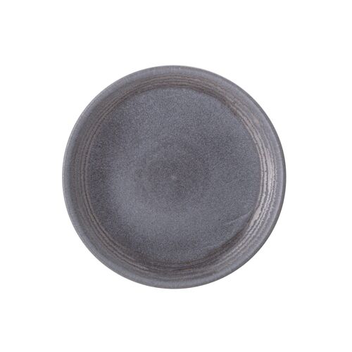 Raben Plate, Grey, Stoneware - (D21 cm)