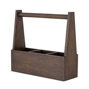 Boîte de rangement Jas, marron, MDF - (L30,5xH28xl10 cm) 1