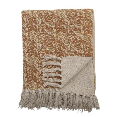 Cianna Throw, Brown, Recycled Cotton - (L160xW130 cm)