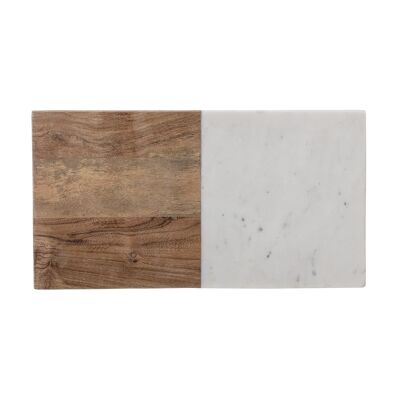 Gya Cutting Board, White, Marble - (L38xH2xW20,5 cm)