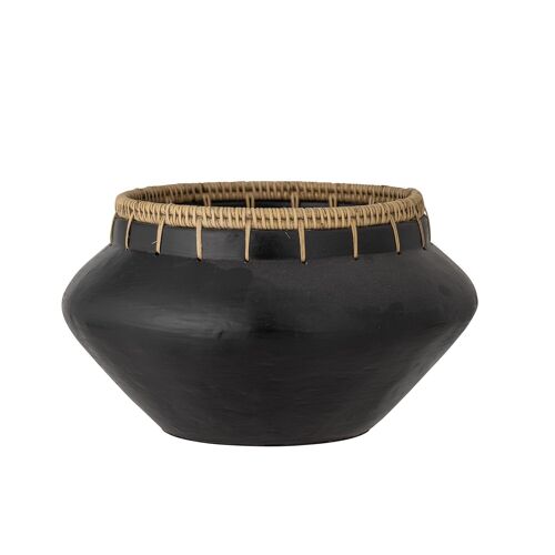 Dixon Deco Bowl, Black, Terracotta - (L33xH20xW33 cm)