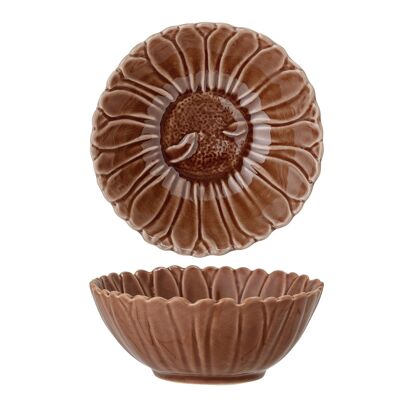 Savanna Bowl, Brown, Stoneware - (D14xH5,5 cm)