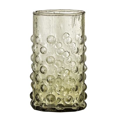 Bicchiere Freja, Verde, Vetro Riciclato - (D6,5xH11,5 cm)