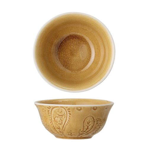 Rani Bowl, Yellow, Stoneware - (D13xH6 cm)