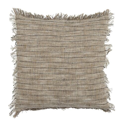 Febbie Cushion, Nature, Cotton - (L45xW45 cm)