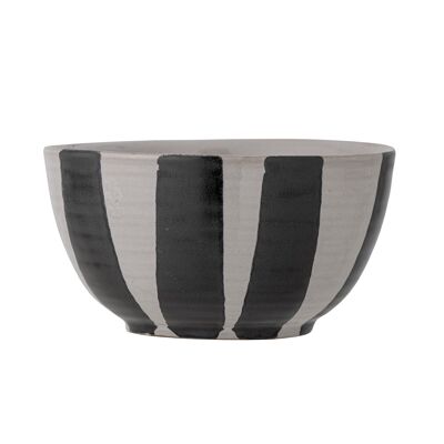 Serina Bowl, Black, Stoneware - (D14xH7,5 cm)