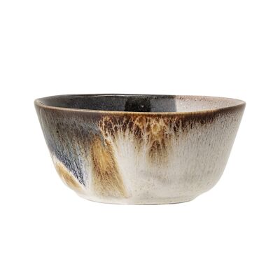 Jules Bowl, Grey, Stoneware - (D13xH6 cm)