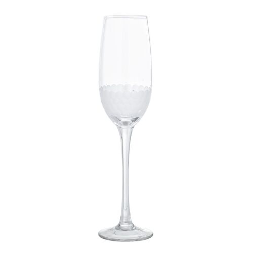 Riga Champagne Glass, Clear, Glass - (D6xH25 cm)