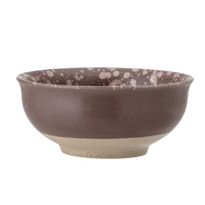 Thea Bowl, Brown, Stoneware - (D12xH5 cm)