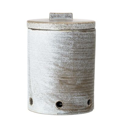 Kendra Onion Jar, Grey, Stoneware - (D15,5xH22 cm)