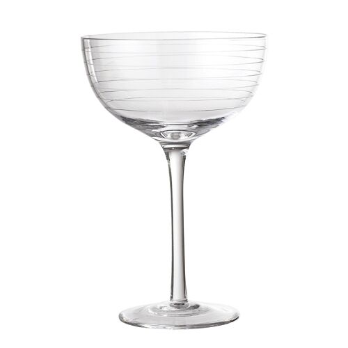 Alva Champagne Glass, Clear, Glass - (D12xH18,5 cm)