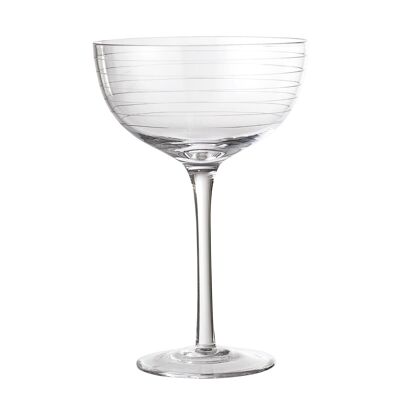 Alva Sektglas, Klar, Glas - (D12xH18,5 cm)