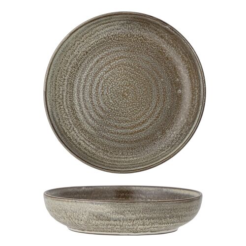 Nohr Bowl, Brown, Stoneware - (D22xH5 cm)