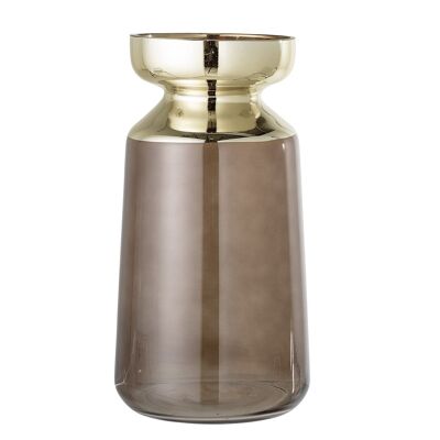 Vaso Yobo, Marrone, Vetro - (D15,5xH30 cm)