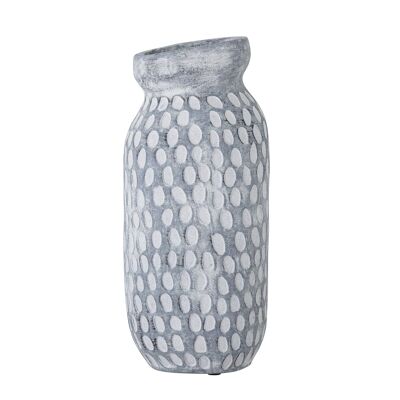 Jac Deco Vase, Blue, Ceramic - (D14xH30 cm)