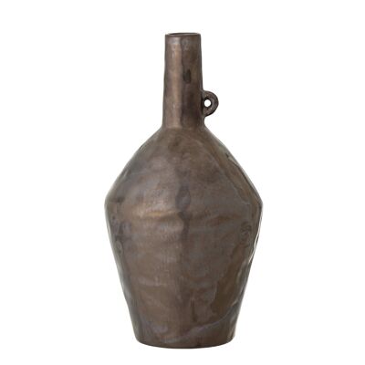 Vase Mias, Marron, Grès - (D16xH30,5 cm)