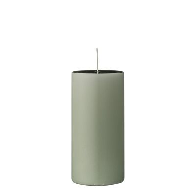 Anja Candle, Green, Parafin 1. - (D7xH15 cm)