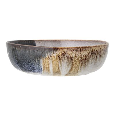 Jules Serving Bowl, Grey, Stoneware - (D17,5xH5,5 cm)