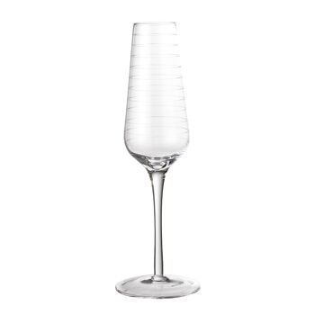 Verre à Champagne Alva, Transparent, Verre - (D7xH25 cm)