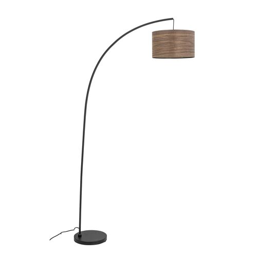 Diddan Floor Lamp, Black, Metal - (L85xH195xW35 cm)