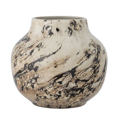 Janka Vase, Brown, Stoneware - (D23,5xH21,5 cm)
