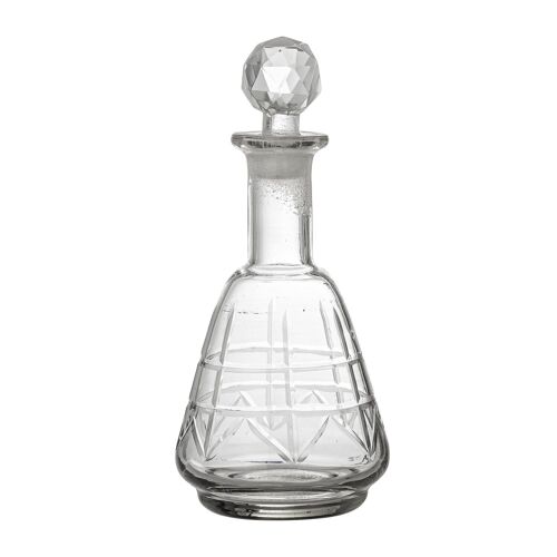 Acer Bottle w/Lid, Clear, Glass - (D8,5xH19,5 cm)