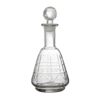 Bouteille Acer avec Couvercle, Transparent, Verre - (D8,5xH19,5 cm) 1