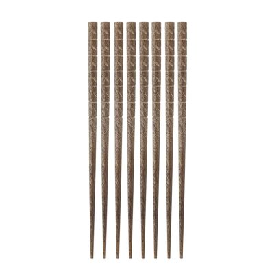 Masami Chopsticks, Nature, Mango - (L25,5xW0,7 cm, Pack of 8)