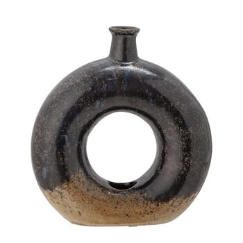 Baldvin Deco Vase, Vert, Grès - (L18xH19,5xW6 cm) 1