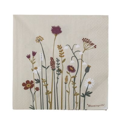 Servilleta Paige, Naturaleza, FSC® Mix, Papier - (L33xW33 cm, Paquete de 20)