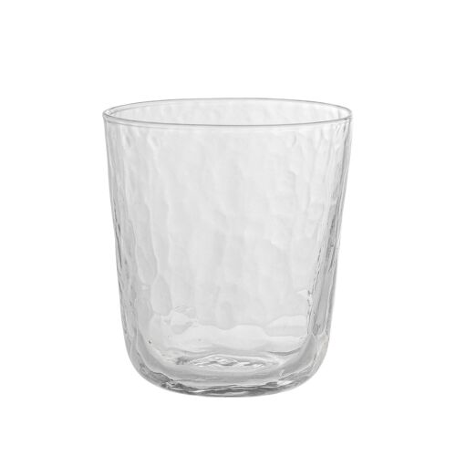 Asali Drinking Glass, Clear, Glass - (D8,5xH9,5 cm, Set of 4)