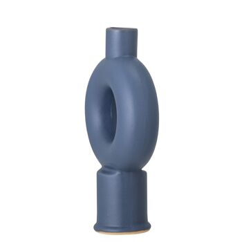 Vase Dardo, Bleu, Grès - (H20xL12 cm) 2
