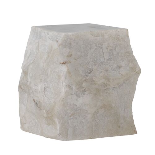 Nillou Deco, White, Marble - (L7,5xH10xW7,5 cm)