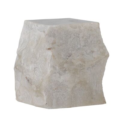 Nillou Deco, Bianco, Marmo - (L7,5xH10xW7,5 cm)
