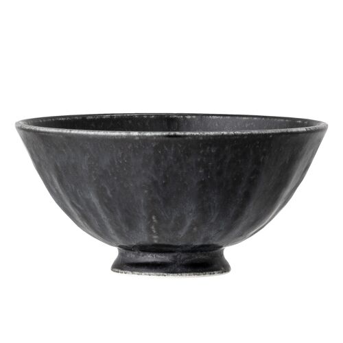 Yoko Bowl, Black, Porcelain - (D13,5xH6,5 cm, Set of 4)