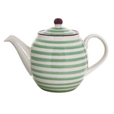 Patrizia Teapot, Green, Stoneware - (D24xH16 cm)