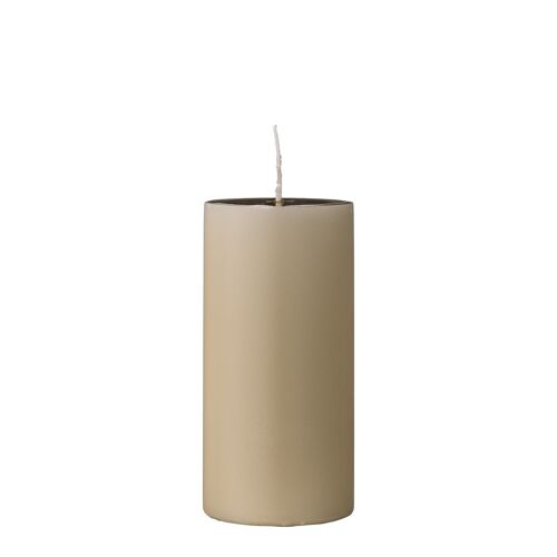 Anja Candle, Nature, Parafin - (D7xH15 cm)