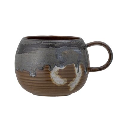 Senna Mug, Brown, Stoneware - (D11xH8,5 cm)