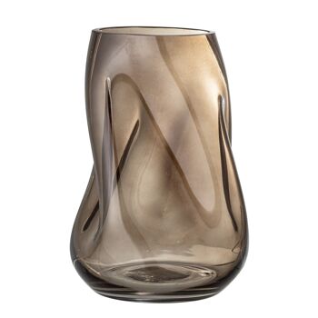 Ingolf Vase, Marron, Verre - (L19,5xH26xW18 cm) 4