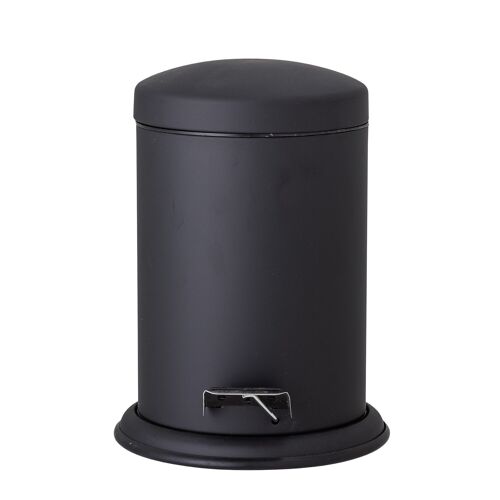 Loupi Dustbin, Black, Stainless Steel - (D20xH27 cm)