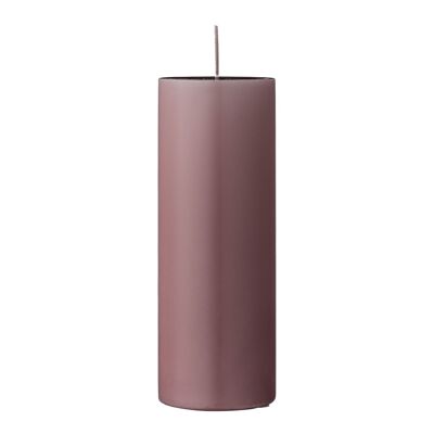 Anja Candle, Purple, Parafin - (D7xH20 cm)
