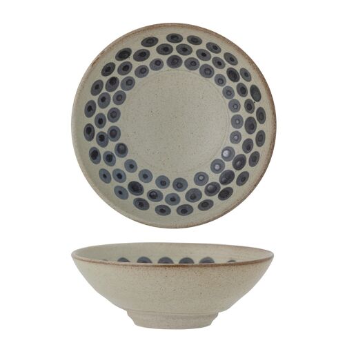 Tinni Bowl, Blue, Stoneware - (D15xH5 cm)